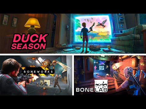 Stress Level Zero Marathon | Duck Season | Boneworks | Bonelab | Full Game Walkthrough