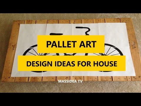 50+ Creative Pallet Art Design Ideas for House 2017