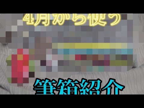 【大公開】4月から使う筆箱の中身を紹介！