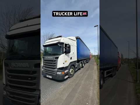 Trucker Life in UK 🇬🇧 | A Day in The Life of A TRUCK DRIVER in UK🇬🇧 #shorts #uk #truckdriver