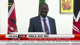 Raila Odinga unveils his AUC candidature in Ethiopia