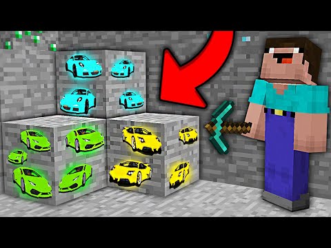 IF YOU MINE THIS STRANGE ORE YOU WILL GET A SUPERCAR IN MINECRAFT ? 100% TROLLING TRAP !