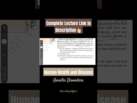 Human Health and Disease | YouTube Shorts | Yasmin Sayyed Official #ytshorts #neetbiology #neet2024