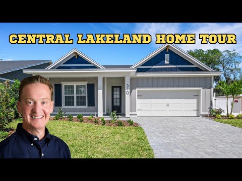 Central Lakeland Brand New Home! Check out this 3 bedroom and 2 bath, Hulbert Homes with upgrades!