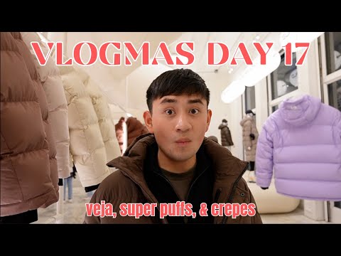 veja, super puffs, and crepes | #vlogmas day 17