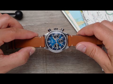 Longines Avigation BigEye in Titanium and Petroleum Blue