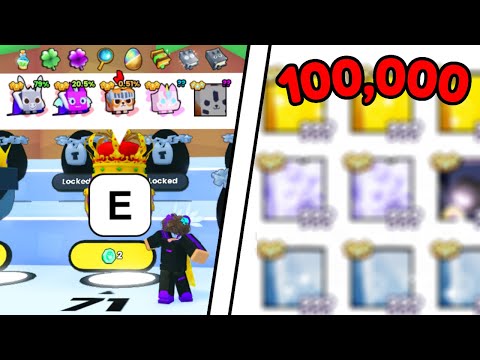 I Hatched 100,000 ROYAL EGGS And GOT.. (Pet Simulator 99)