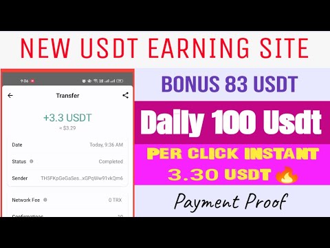 New USDT Investment Site | Registration Bonus $83 | New USDT Order grabbing App | Online Income