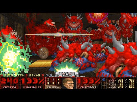 Doom II: Sunder - Map 16 (Whispers of the Gnarled King) UV-Max in 2:11:24