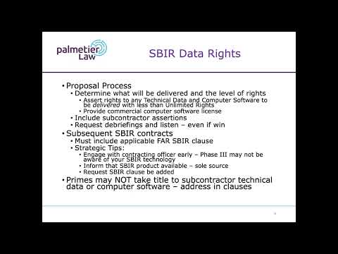 SPONSORED CONTENT - Palmetier Law - Unleashing Small Business Innovations: SBIR/STTR Part 2 of 2