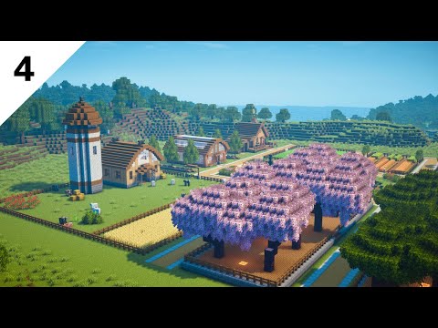 Minecraft Tutorial | How to Build a Survival Base | Stardew Valley Farm -  Part 4