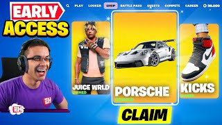 Revealing the new Porsche in Fortnite!