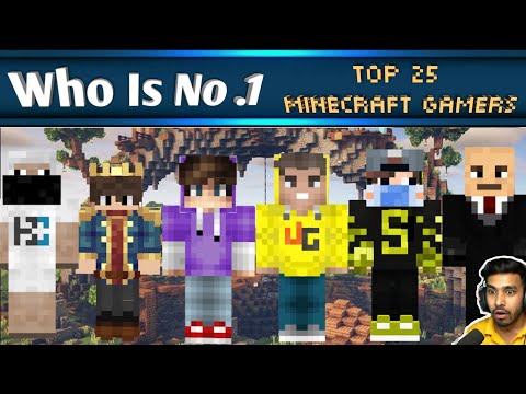 Top 25 Minecraft gamer's 🇮🇳 ,techno gamerz, gamerfleet, dream