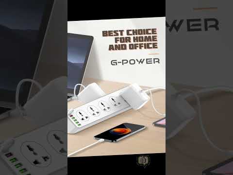 G-Power SC10610 Ten Ways Power Socket With Five USB-A Port And 32W