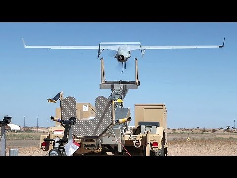 Unmanned Aerial Vehicle RQ-21A Launch And Recovery