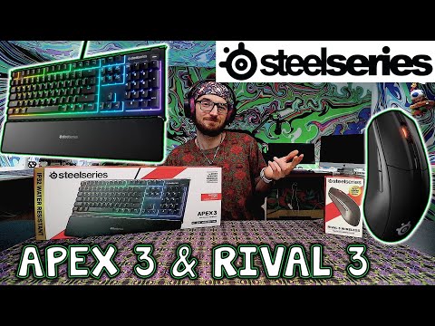 Steele Series Rival 3 & Apex 3 Unboxing: Ultimate Gaming Gear Reveal!