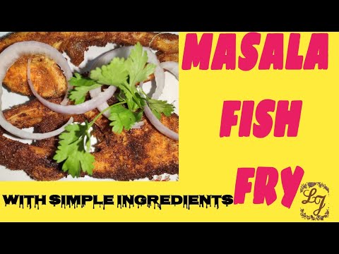 MASALA FISH FRY _With simple Ingredients/ how to make Masala Fish Fry / Meen Varuval / மீன் வறுவல்