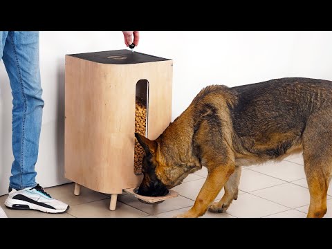 Handmade Dog Food Dispenser: A Smart Solution for Meal Control