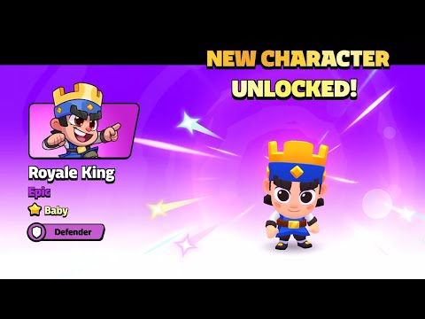 Squad Busters Royale King New Character Unlocked