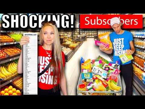 We let OUR SUBSCRIBERS choose our ENTIRE weekly food shop! 😮