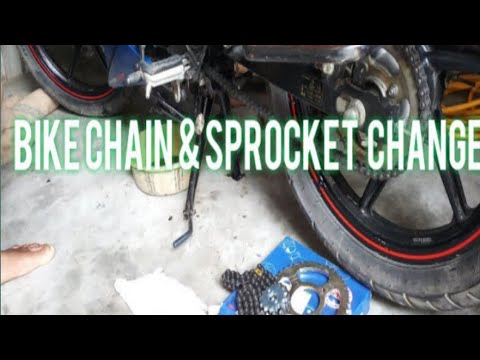 How To Replace Bike Chainsprocket.Easy Way To Change Bike Chain.How To Repair Bike