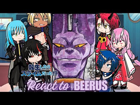 Rimuru Tempest react to beerus | super saiyan Goku | Gacha life 2  | slime | Dragonball heroes