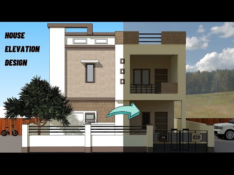 Latest house front elevation design 2023