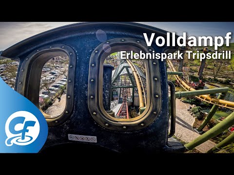 Volldampf front seat on-ride 5K POV @60fps Erlebnispark Tripsdrill