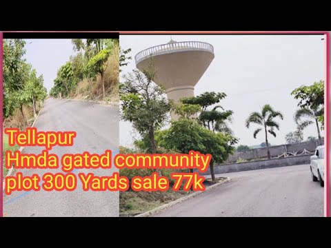 #tellapur hmda plot 300 square yards plot sale price 75k @ 9703538222