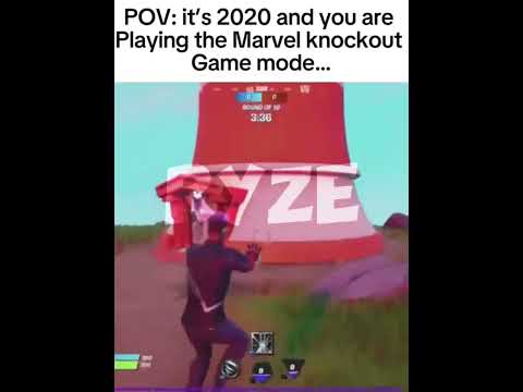 POV it’s 2020 and you’re playing marvel knockout #fortnite #viral#fyp