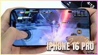 iPhone 16 Pro Zenless Zone Zero Gaming test | Apple A18 Pro, 120Hz Display