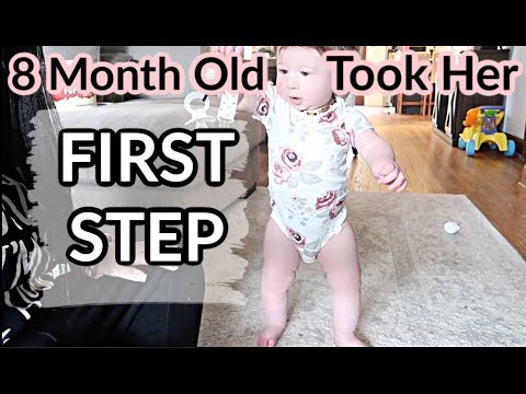 Taking Her First Steps At 8 Months| Quarantine Day 19: Pampering Ourselves