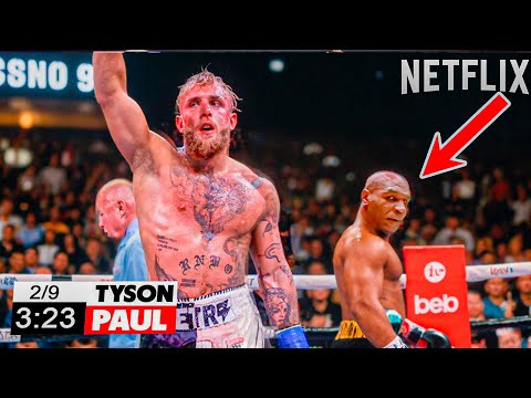 KO! brutal moment! MIKE TYSON VS JAKE PAUL-Tyson vs. Paul highlights FULL FIGHT boxing