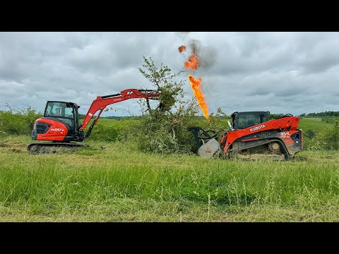 MAVERICK FAE mulcher/Kubota Excavator Rental at WAR-X!