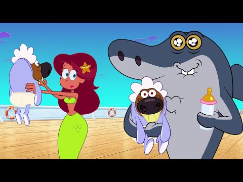 ZIG e SHARKO 🌴 Marina se torna mãe 👶 Zig e Sharko Brasil | Desenho Animado em português