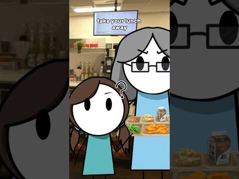 Storytime of the time my school took my lunch away… #storytime #youtubeshorts #animation