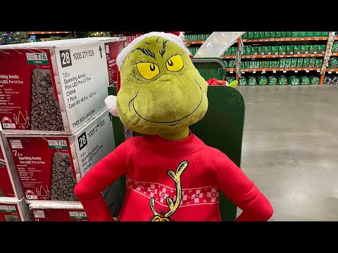 Gemmy 2023 Animated Grinch in Max Ugly Sweater In-Store Demo at The Home Depot