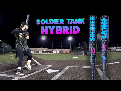 Hitting with the 2025 Soldier Tank HYBRID | BBCOR Baseball Bat Review