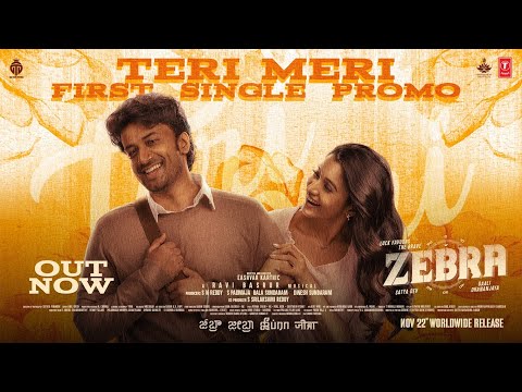 ZEBRA: Teri Meri Song Promo (Hindi) Satya Dev, Priya Bhavani Shankar | Ravi Basrur | Eashvar Karthic