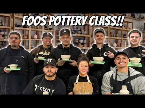 FOOS TAKE POTTERY CLASS !!