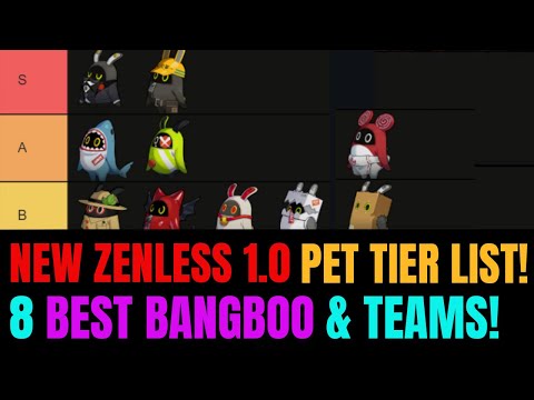 Zenless Zone Zero 1.0 Bangboo Tier-List Guide! | Top 8 Pets & Passives!