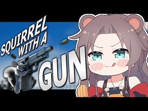 【squirrel with a gun】リスが銃で大暴れ！？いけー！まつりす～！🐿【ホロライブ/夏色まつり】