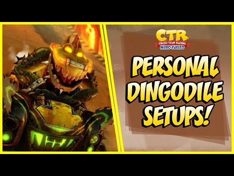 My Personal Setups for Dingodile! | Crash Team Racing Nitro Fueled (CTRNF)