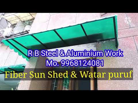 #Fibreroofingsheet sun shed||#heavyduty how to making fibre roofing sheet