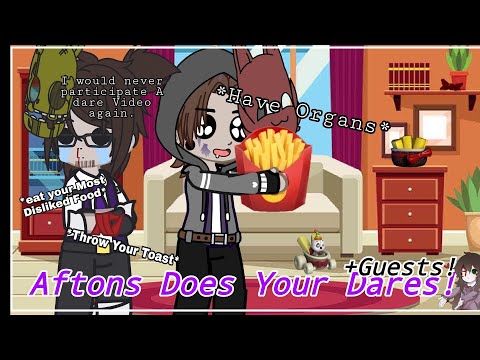 The Afton Family doing a Funny DARES //Mokyutsei /My subscriber's Dare/ Original