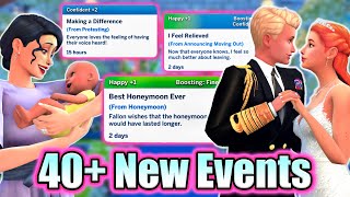 MEMORABLE EVENTS MOD | The Sims 4 | Mod Overview