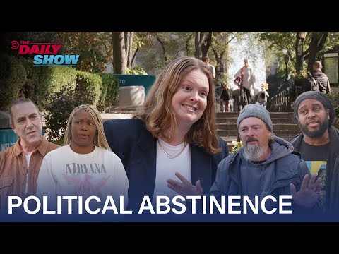 Non-Voters Teach Grace Kuhlenschmidt How to Not Give a F**k About Politics | The Daily Show