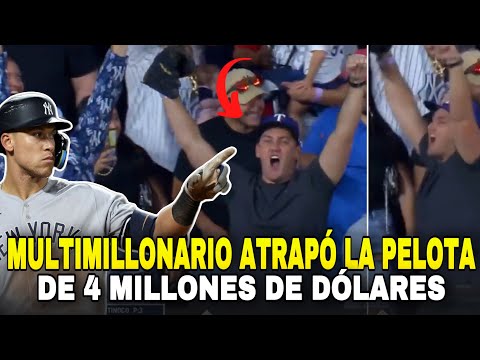 UN FANATICO MULTIMILLONARIO ATRAPÓ EL HOME RUN 62 DE AARON JUDGE, COREY YOUMANS - MLB BASEBALL