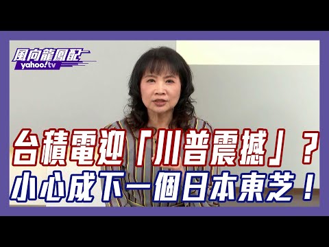 台積電將迎「川普震撼」？ 陳鳳馨示警：避免成為下一個日本東芝【#風向龍鳳配】｜CC字幕