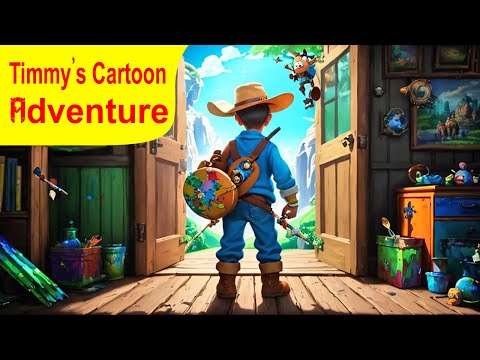 Timmy's Cartoon Adventure | | Story for Kids |  @HappyTinyTales